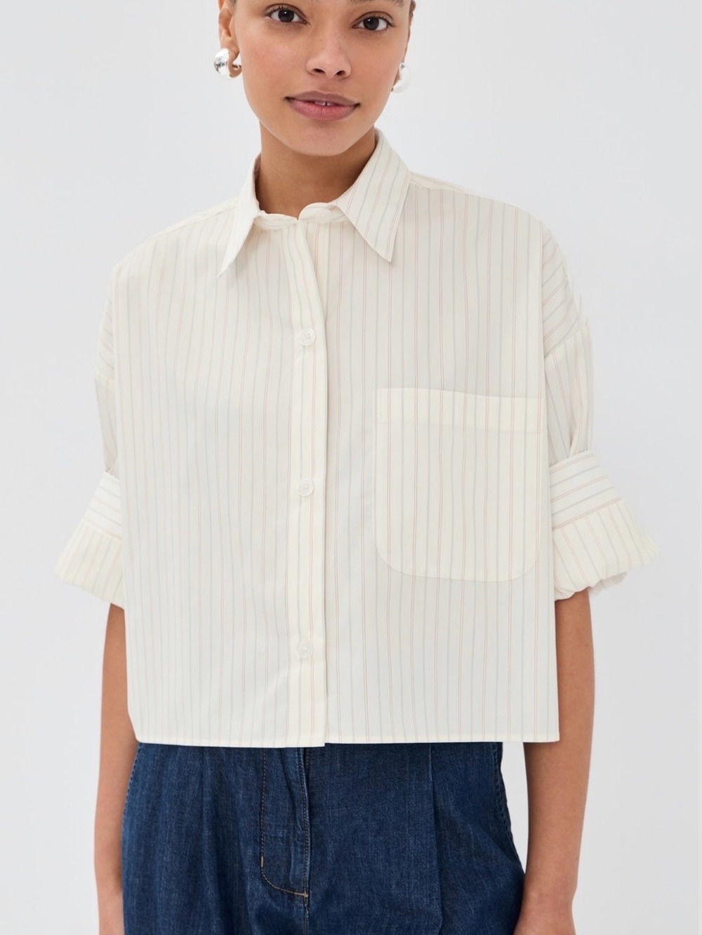 NWOT M/L TWP Next Ex in White Multi